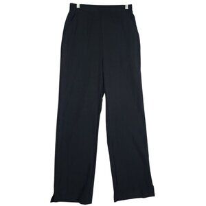 All In Motion Pull-On Pants Women's Small Black Elastic Back Wide Leg Athletic